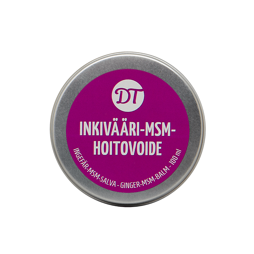 Inkivääri-MSM-hoitovoide
